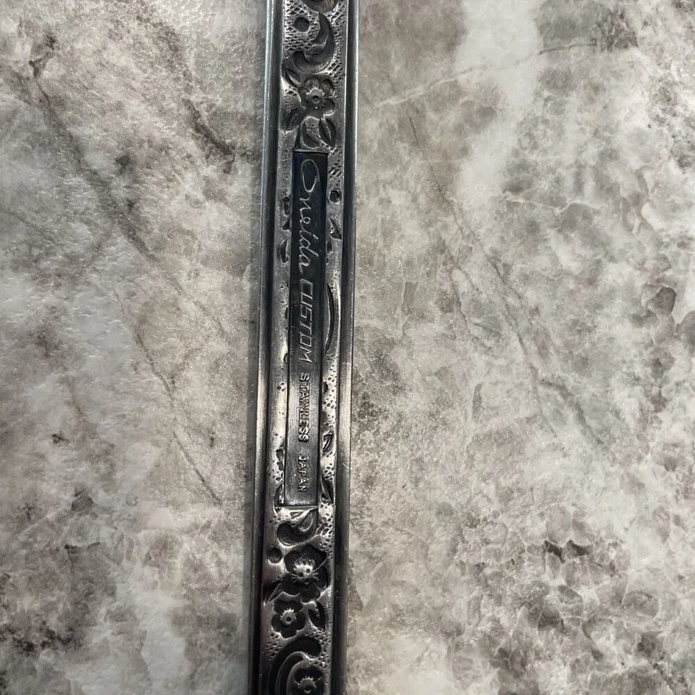 Oneida MEDITERRANEA Oversized Serving Salad Fork 11